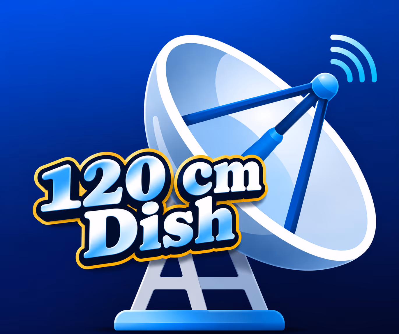 120 cm dish