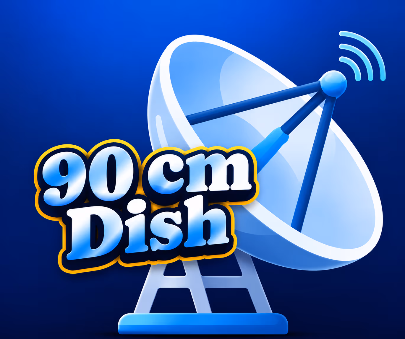90 cm dish