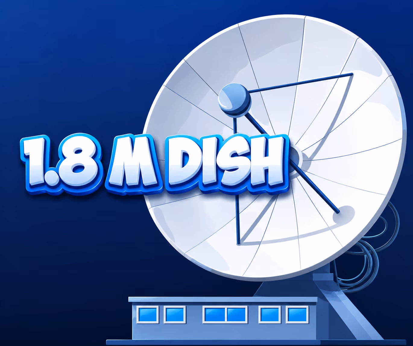 1.8 m dish